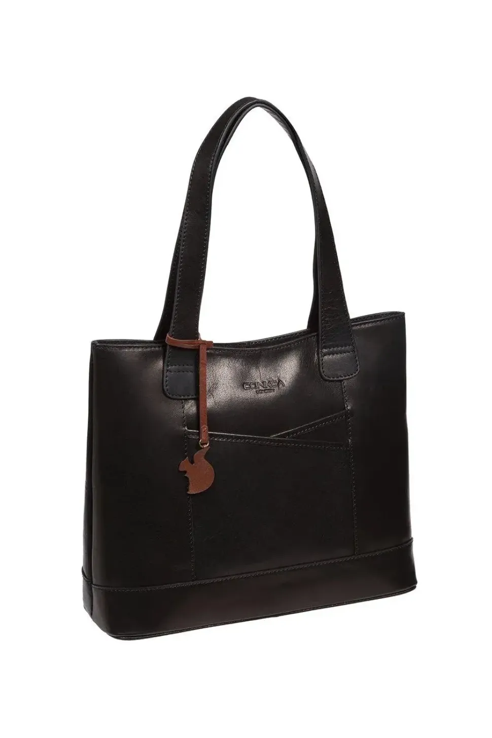 'Little Patience' Leather Tote Bag