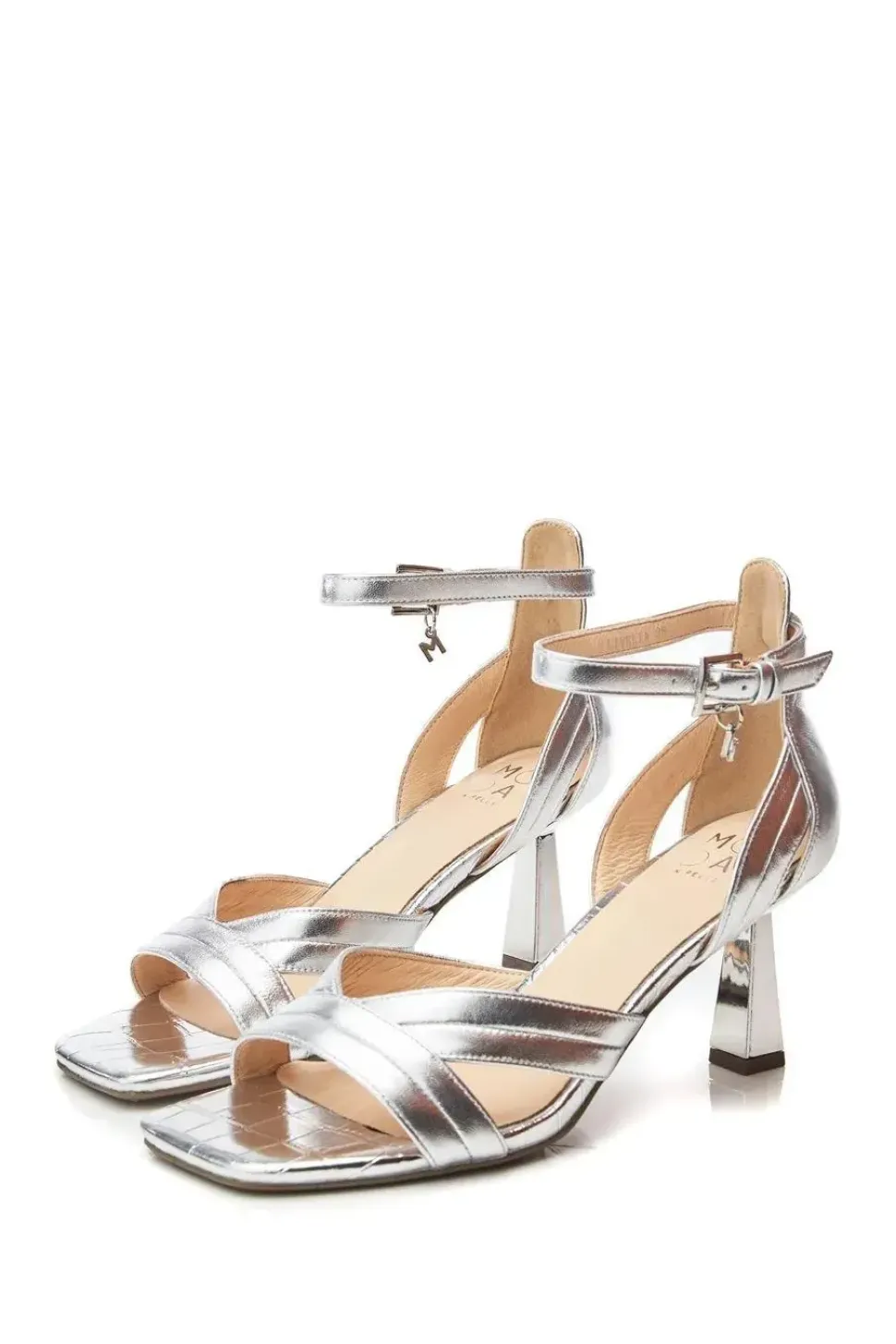 'Livelia' Leather Heeled Sandals