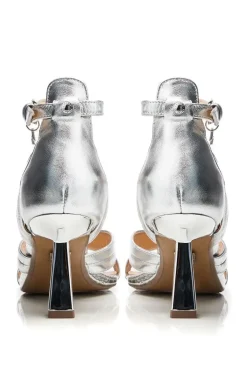 'Livelia' Leather Heeled Sandals