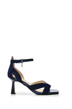 'Livelia' Suede Heeled Sandals