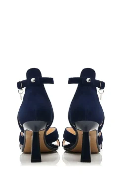 'Livelia' Suede Heeled Sandals
