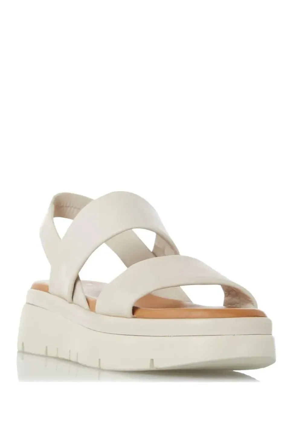 'Location' Leather Flatforms