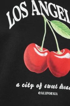 'Los Angeles' Cherry Print Sweatshirt