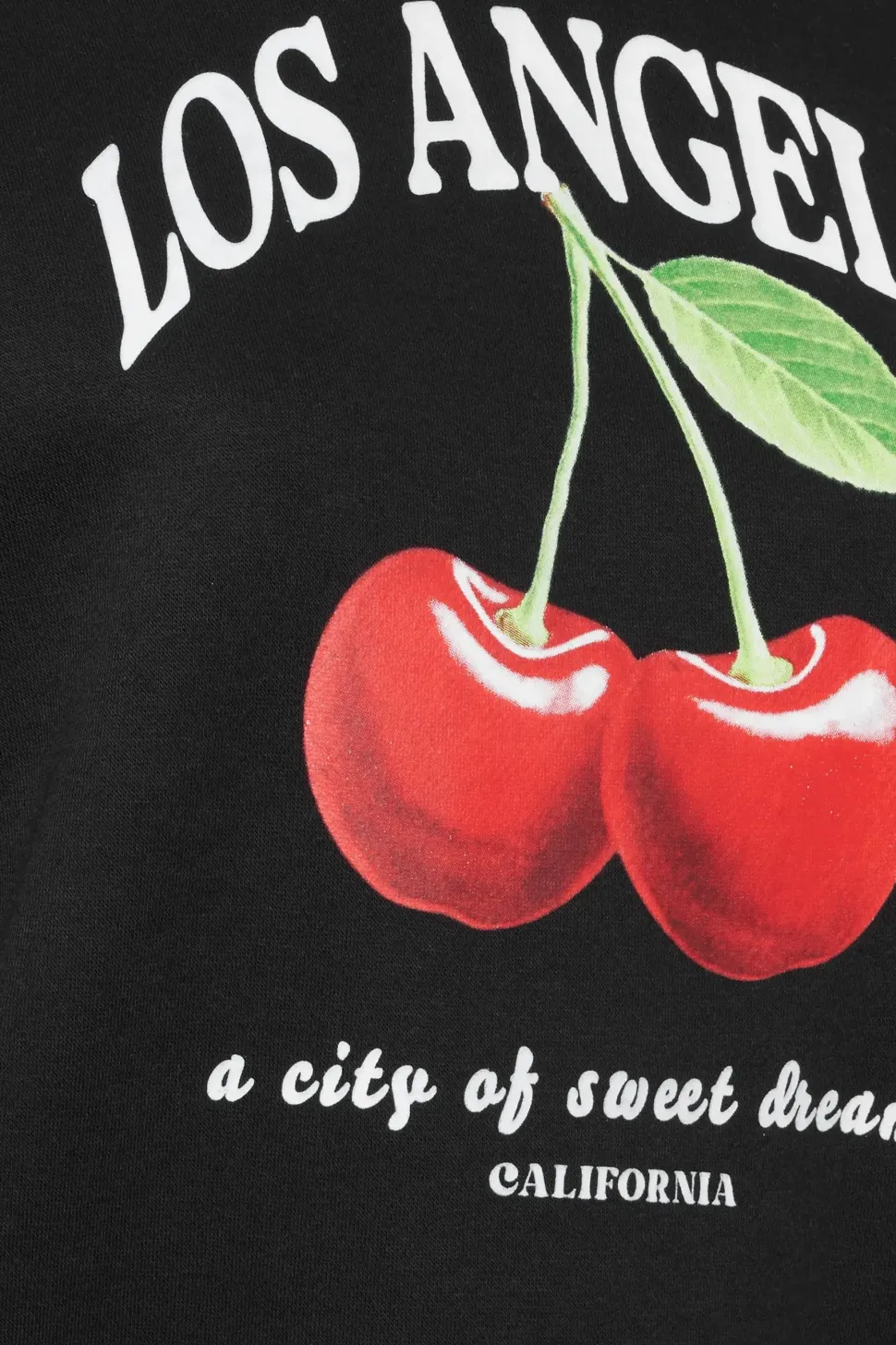 'Los Angeles' Cherry Print Sweatshirt