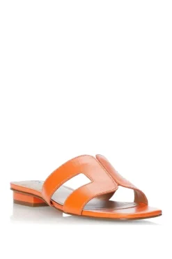 'Loupe' Leather Sliders