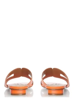 'Loupe' Leather Sliders