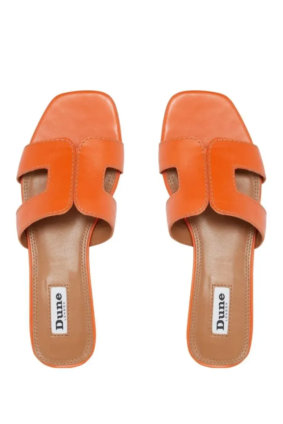 'Loupe' Leather Sliders