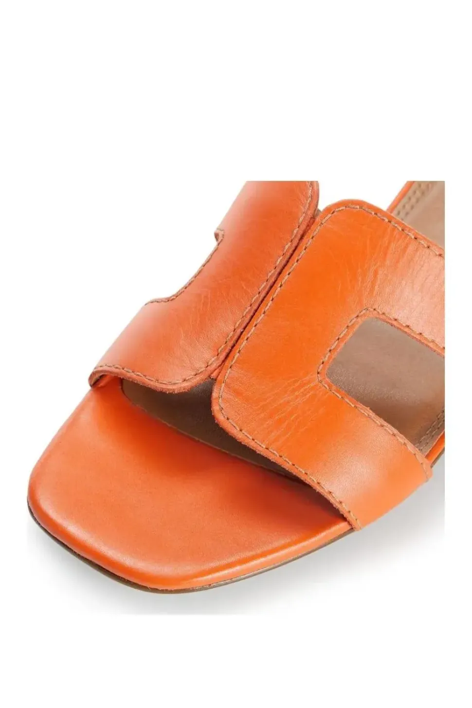 'Loupe' Leather Sliders
