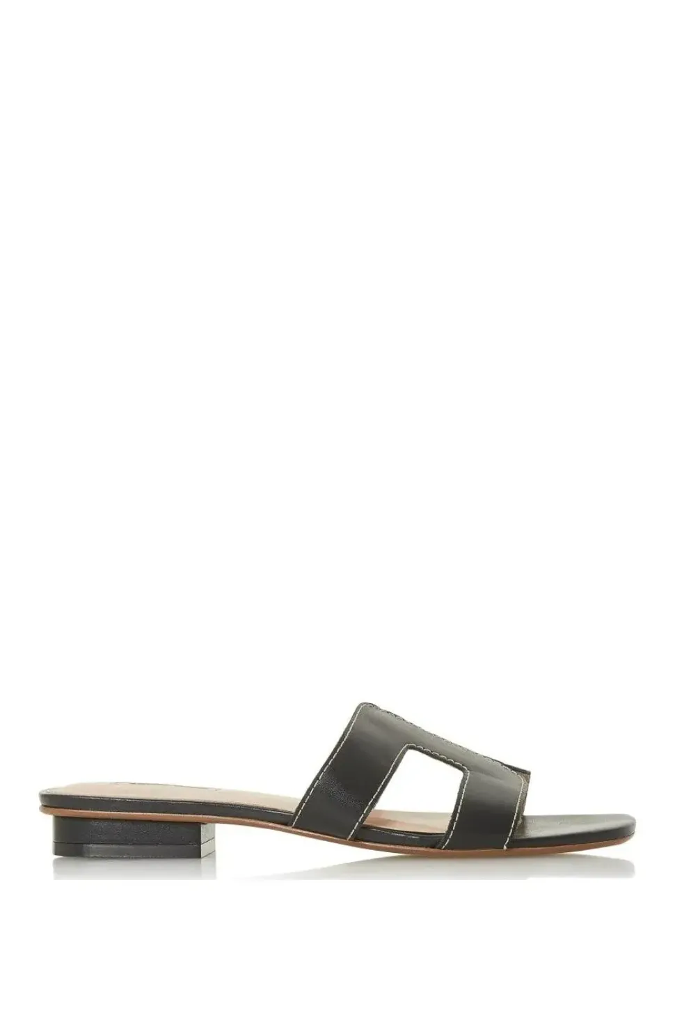 'Loupe' Leather Sliders