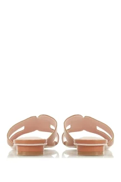 'Loupe' Leather Sliders