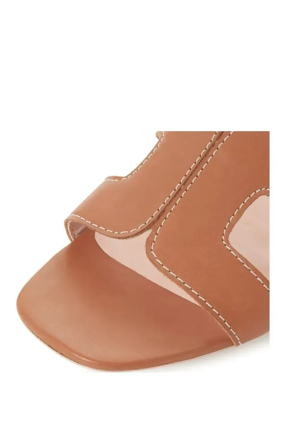 'Loupe' Leather Sliders