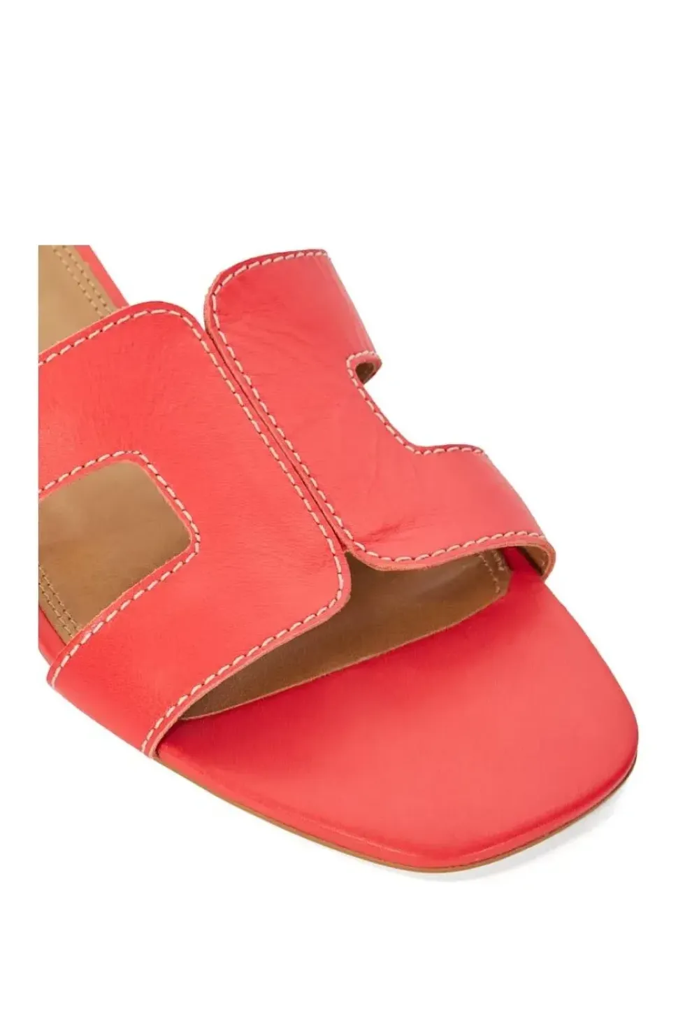 'Loupe' Leather Sliders