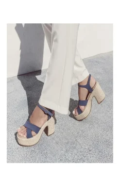 'Luchiia' Suede Heeled Sandals