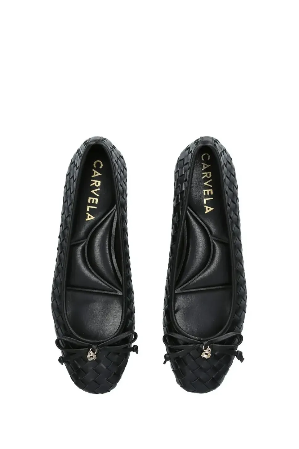 'Luggage' Leather Flats