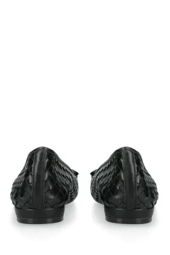 'Luggage' Leather Flats