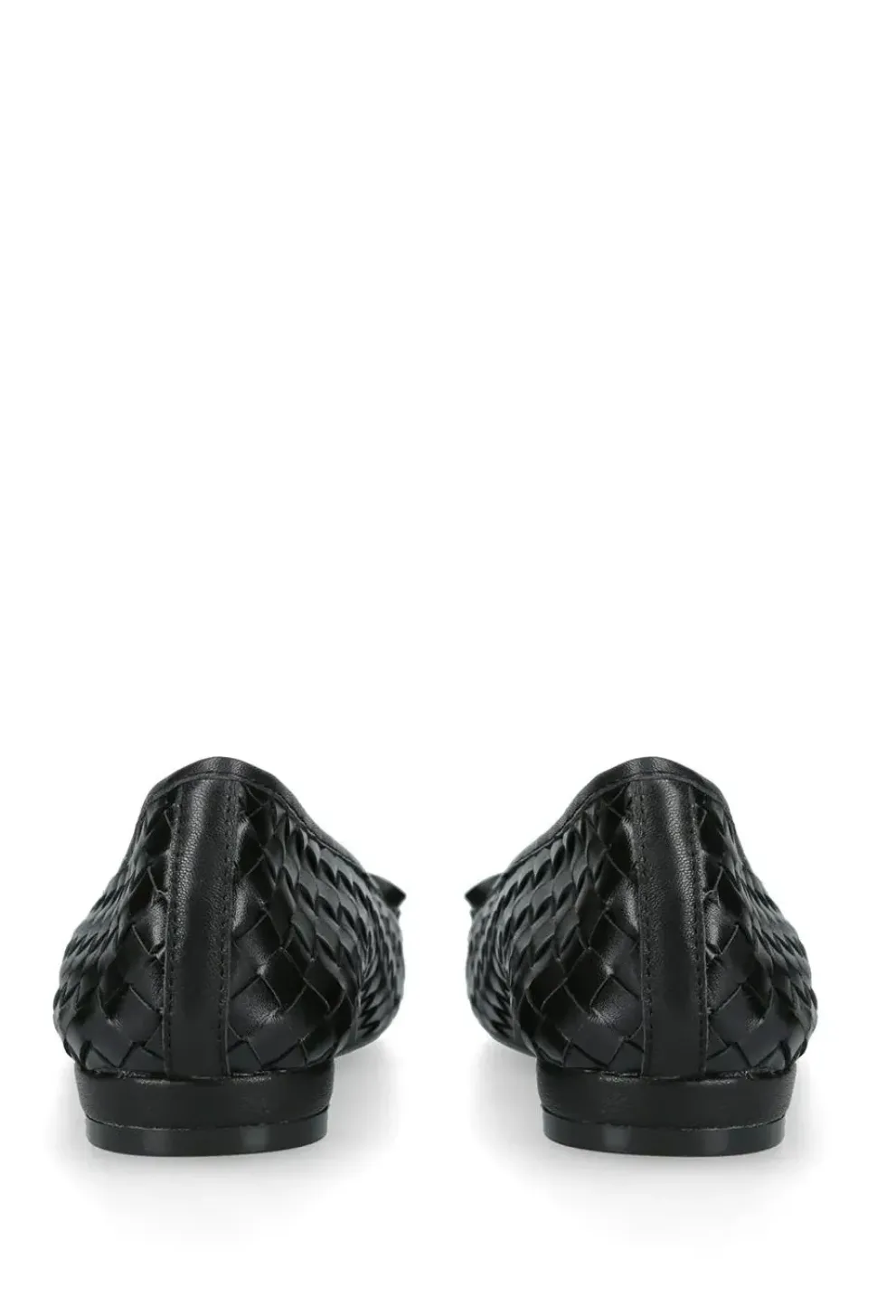'Luggage' Leather Flats