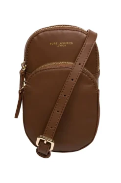 'Luna' Leather Cross Body Phone Bag