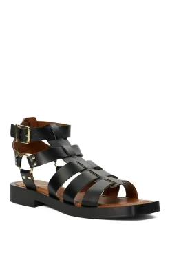'Lynks' Leather Sandals