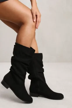 'Lyric' Slouch Calf Boot With Side Zip