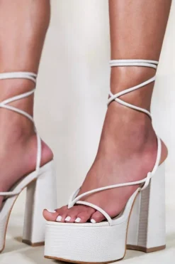 'Mabel' Block High Heels