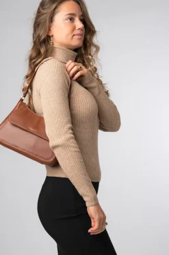 'Mable' Leather Evening Bag