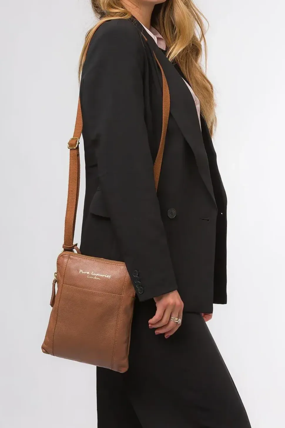 'Maisie' Leather Cross Body Bag