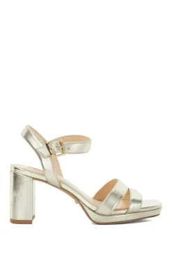 'Manifesting' Leather Sandals