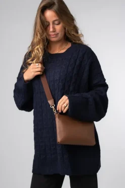 'Maria' Leather Cross Body Bag
