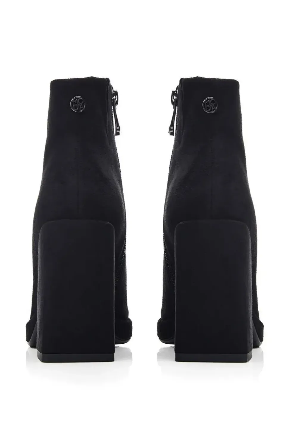 'Marrienne' Alcantara Heeled Boots