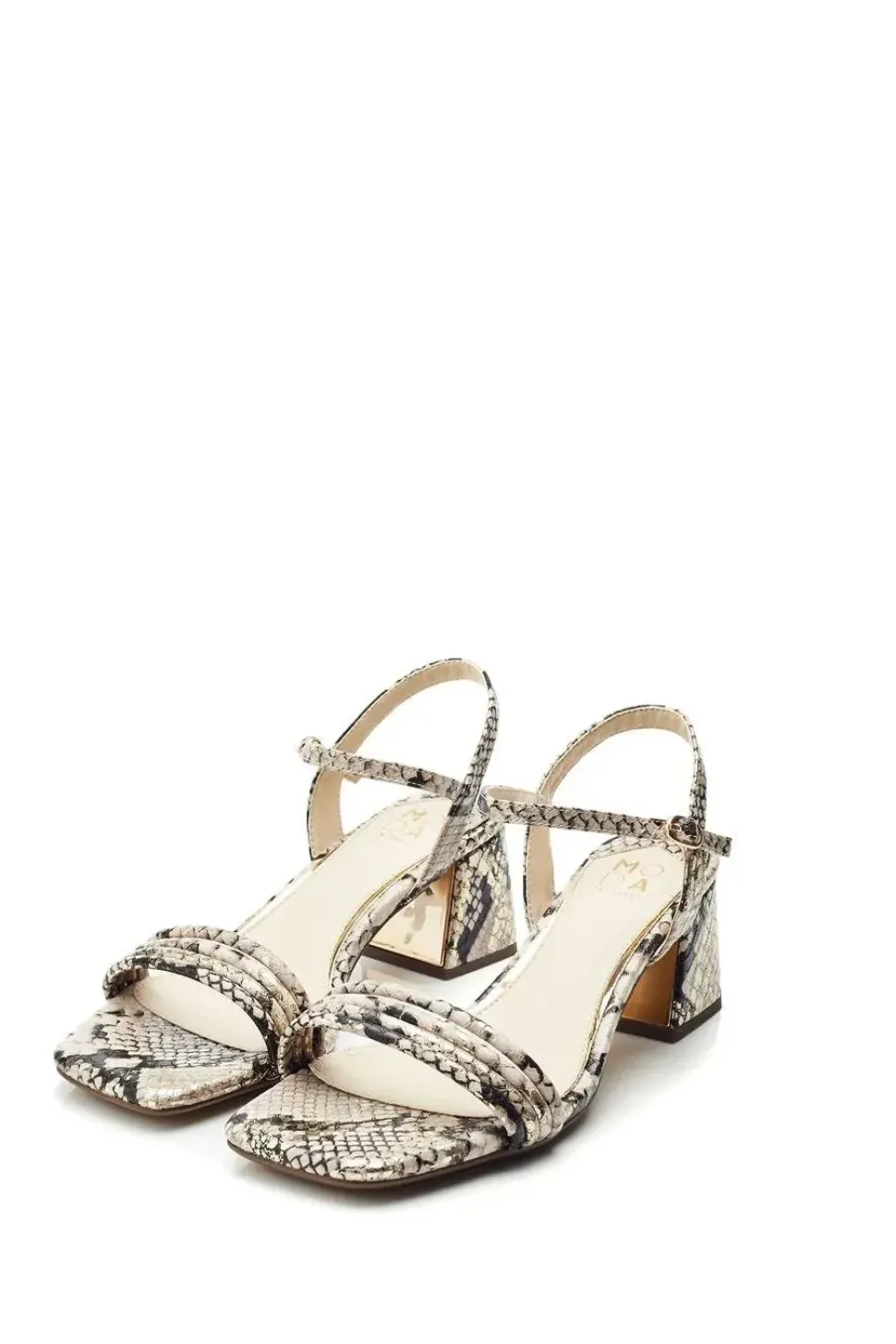 'Mayra' Porvair Heeled Sandals