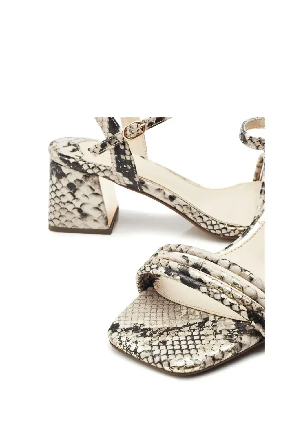 'Mayra' Porvair Heeled Sandals