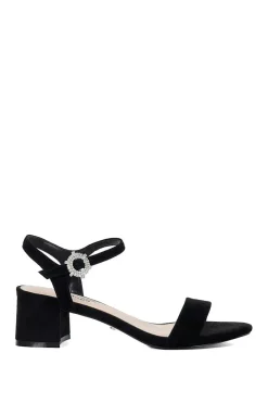 'Measure' Suede Sandals