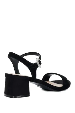 'Measure' Suede Sandals