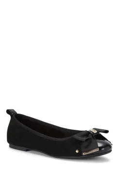 'Megan' Suedette Flats