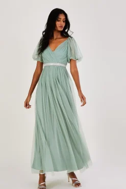 'Meghan' Mesh Maxi Dress
