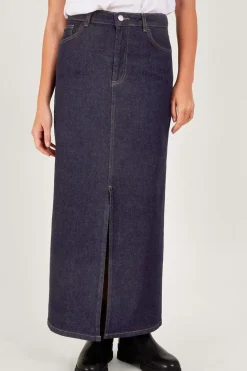 'Mia' Denim Maxi Skirt