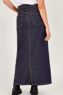 'Mia' Denim Maxi Skirt