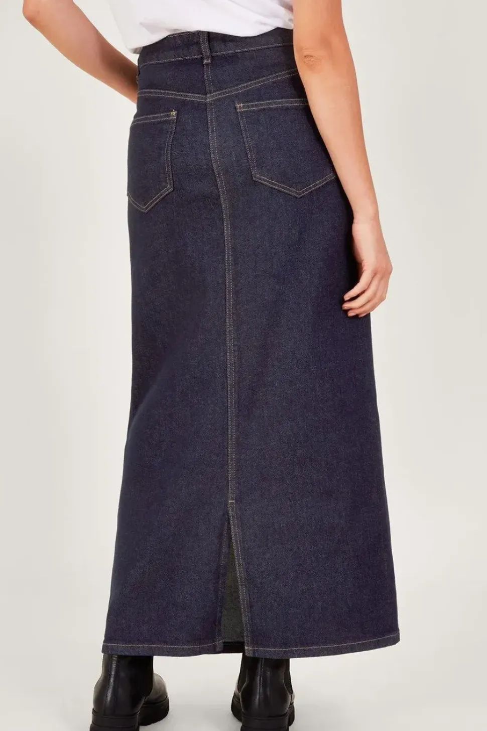 'Mia' Denim Maxi Skirt