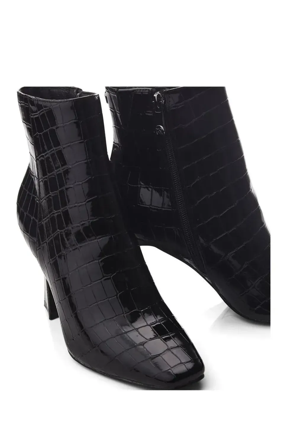 'Milley' Patent Heeled Boots