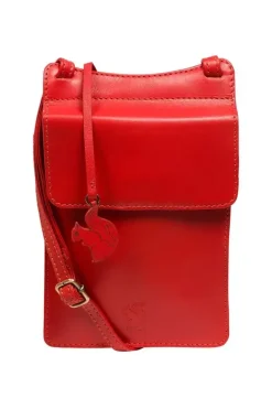 'Milly' Leather Cross Body Phone Bag