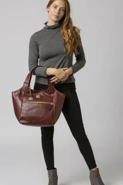 'Mimosa' Leather Tote Bag