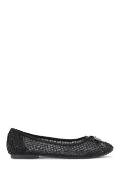 'Mindy Gem' Suedette Flats