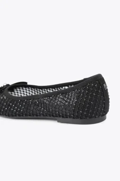 'Mindy Gem' Suedette Flats