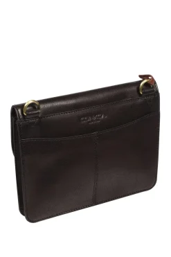 'Minnow' Leather Cross Body Clutch Bag