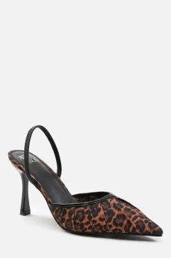 'Minsk' Pointed Toe Heels With Strap