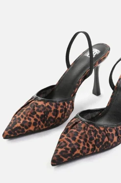 'Minsk' Wide Fit Pointed Toe Heels With Strap