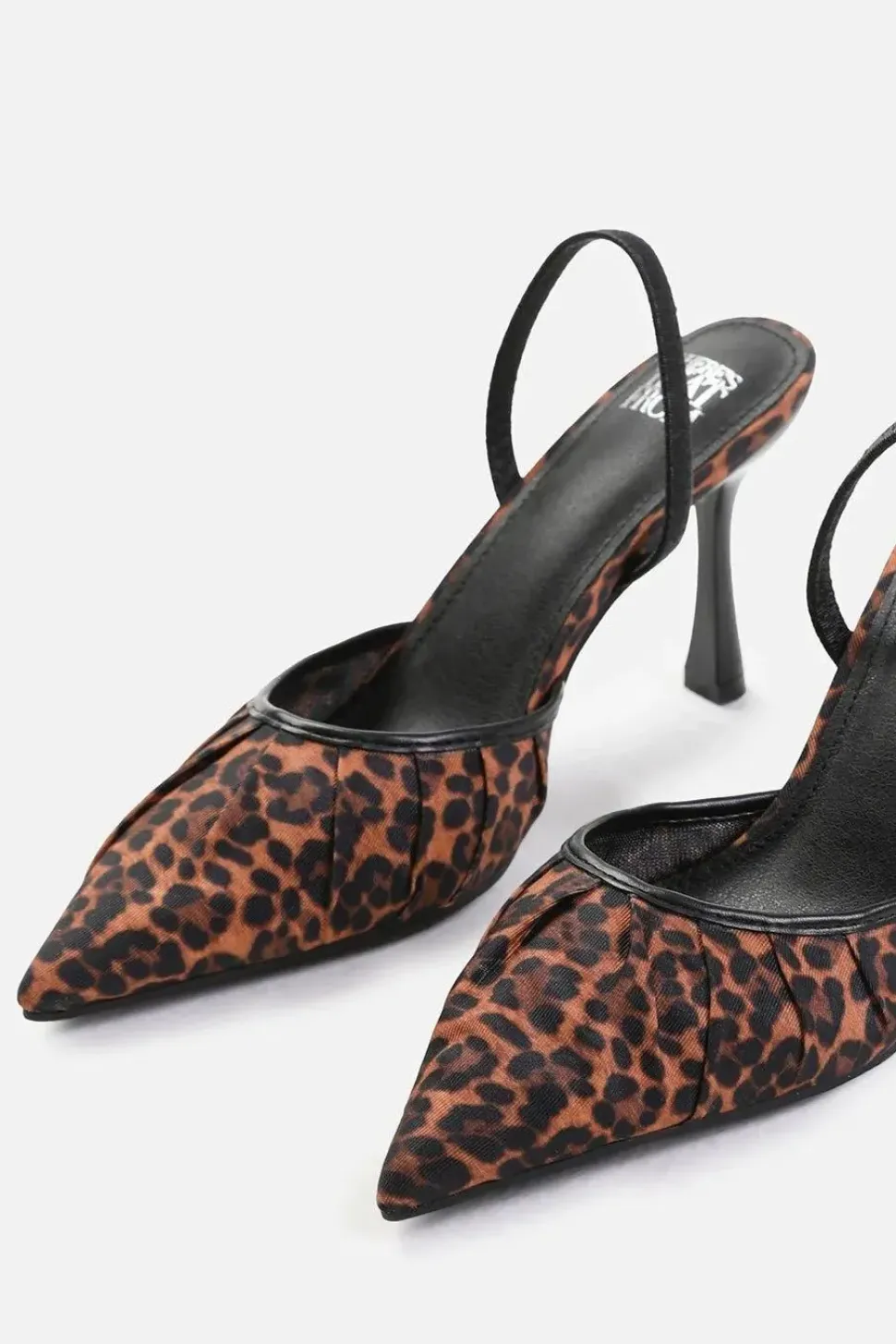 'Minsk' Wide Fit Pointed Toe Heels With Strap