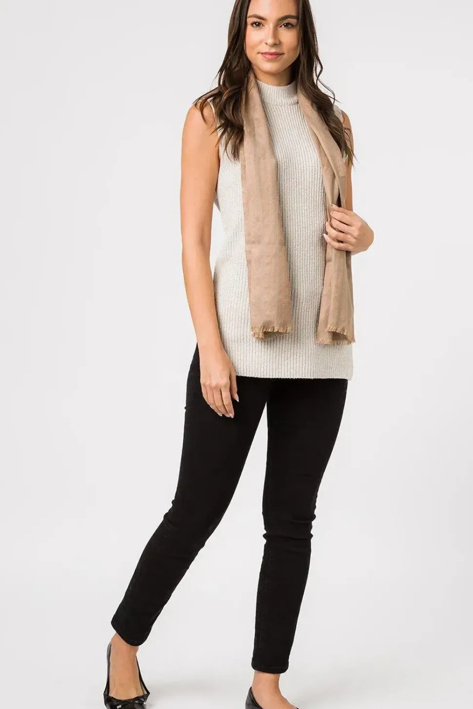 'Moon' Cashmere & Merino Wool Neckerchief