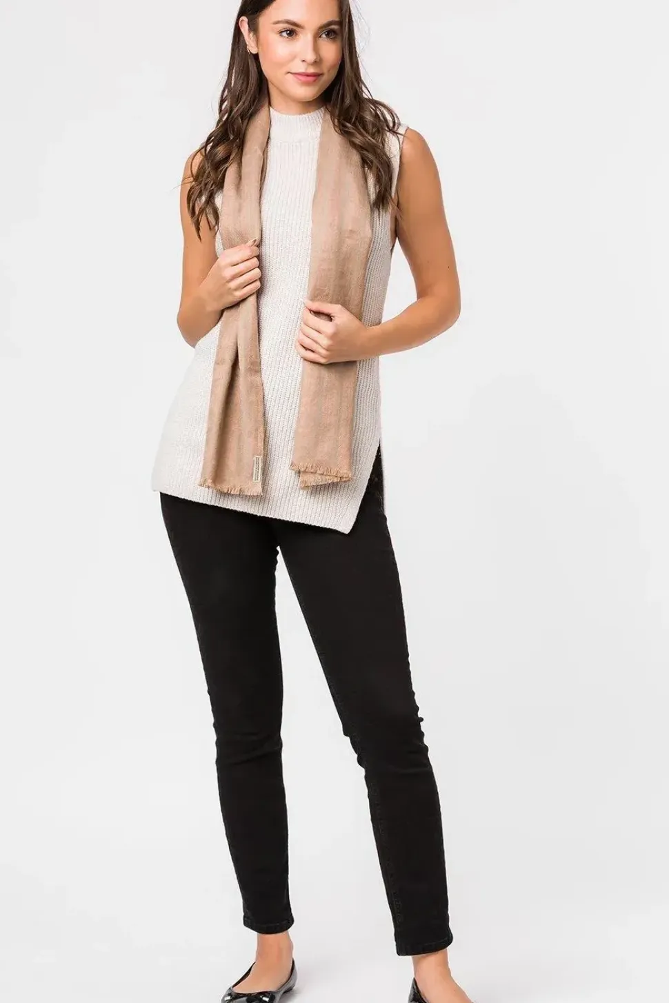 'Moon' Cashmere & Merino Wool Scarf