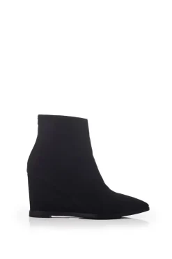 'Nammie' Alcantara Heeled Boots